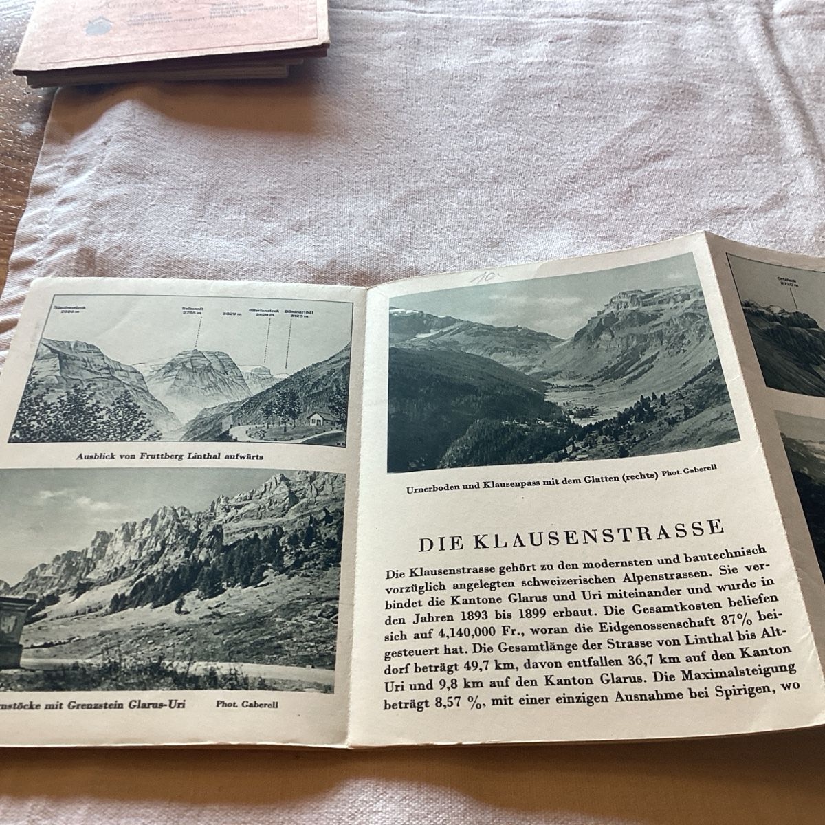 Ansichtskarten: Klausen poststrasse – Gebraucht aus Luc (Ayent) von Rebouille 1
