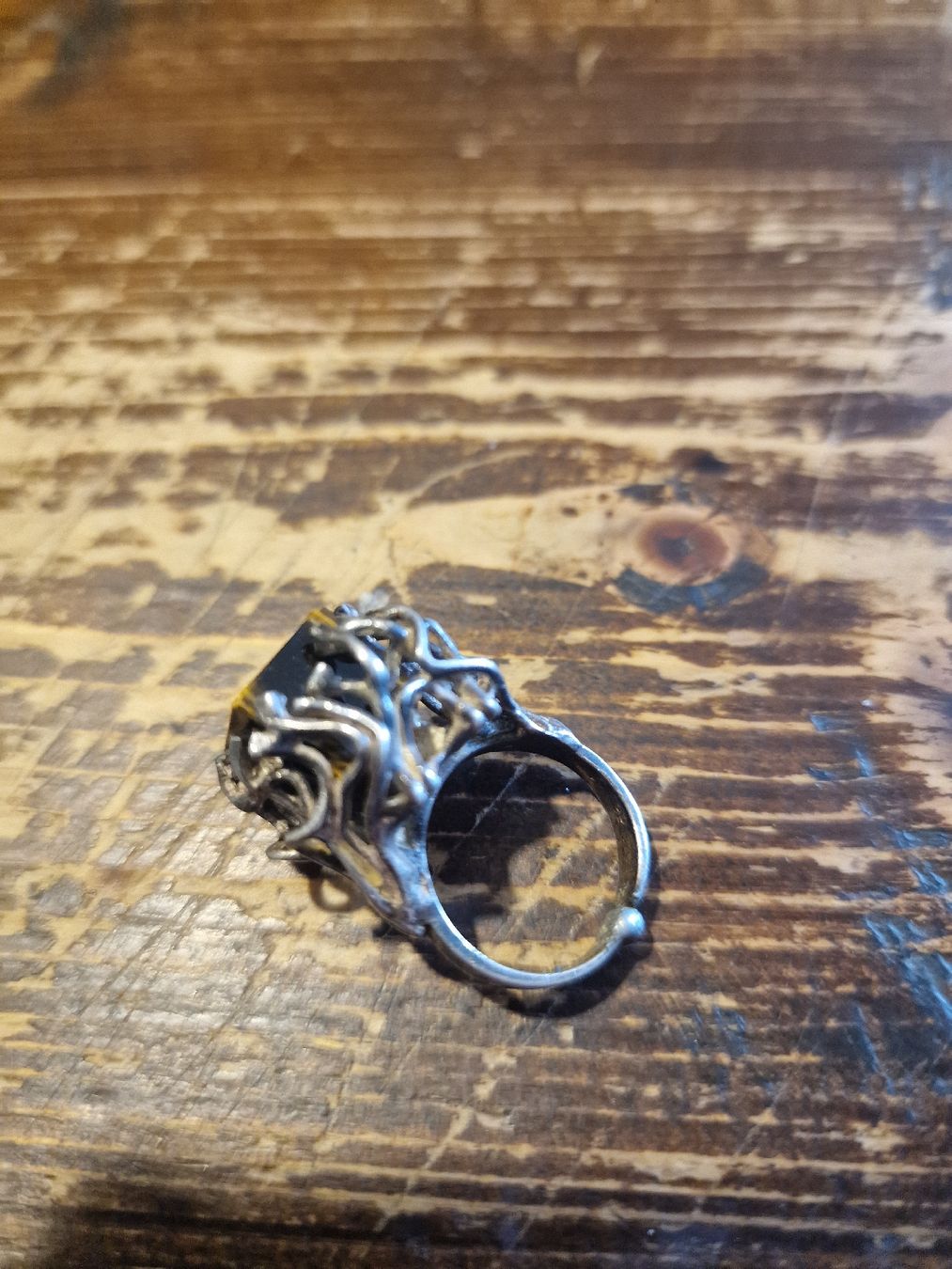 Anelli: Ring mit Tigerauge silber – Usato da Weite venduto da Liane1973 1