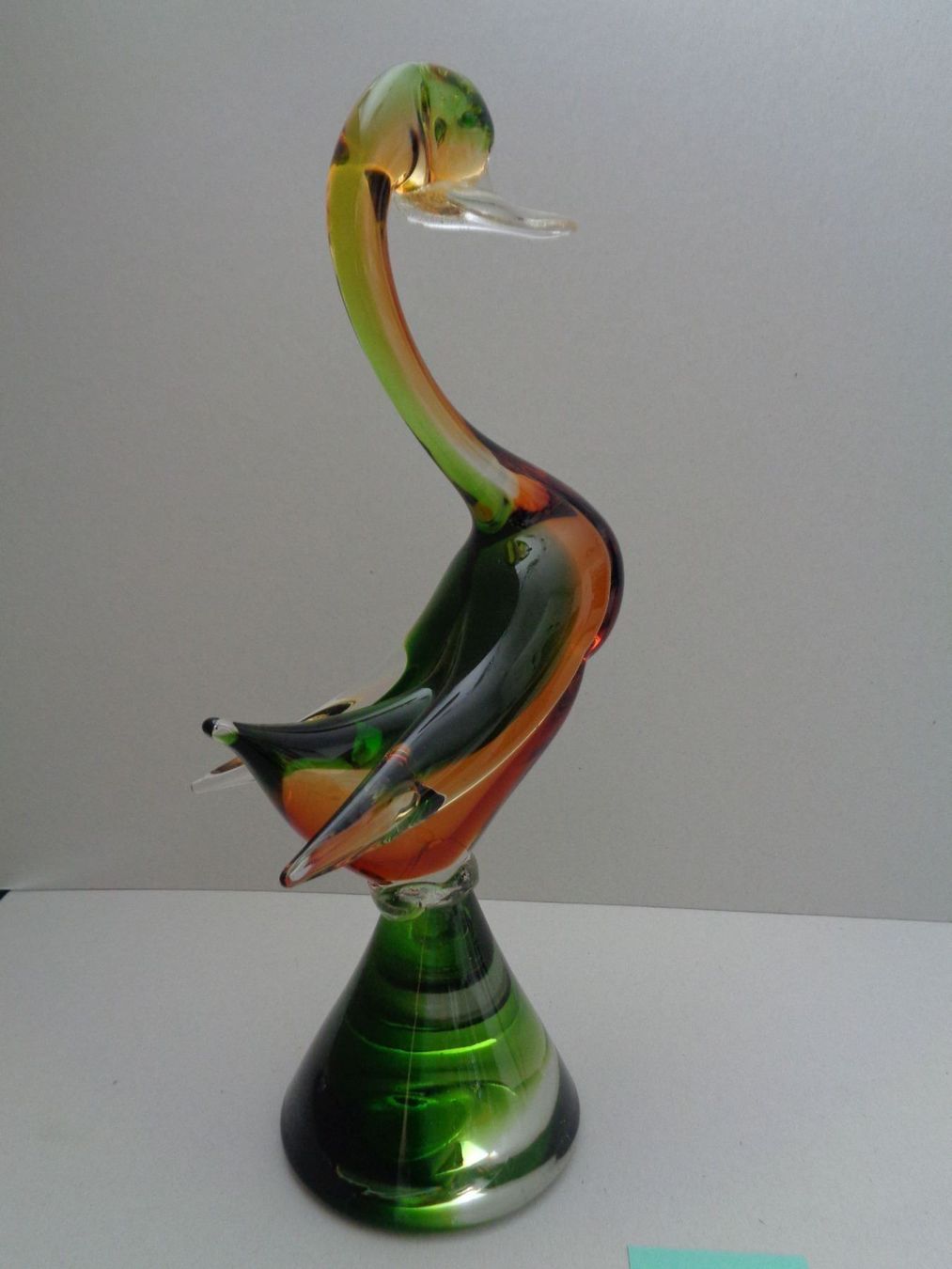 Murano Statuette: Alte Murano Glas Figur - Ente – Usato da Chur venduto da omonia 1