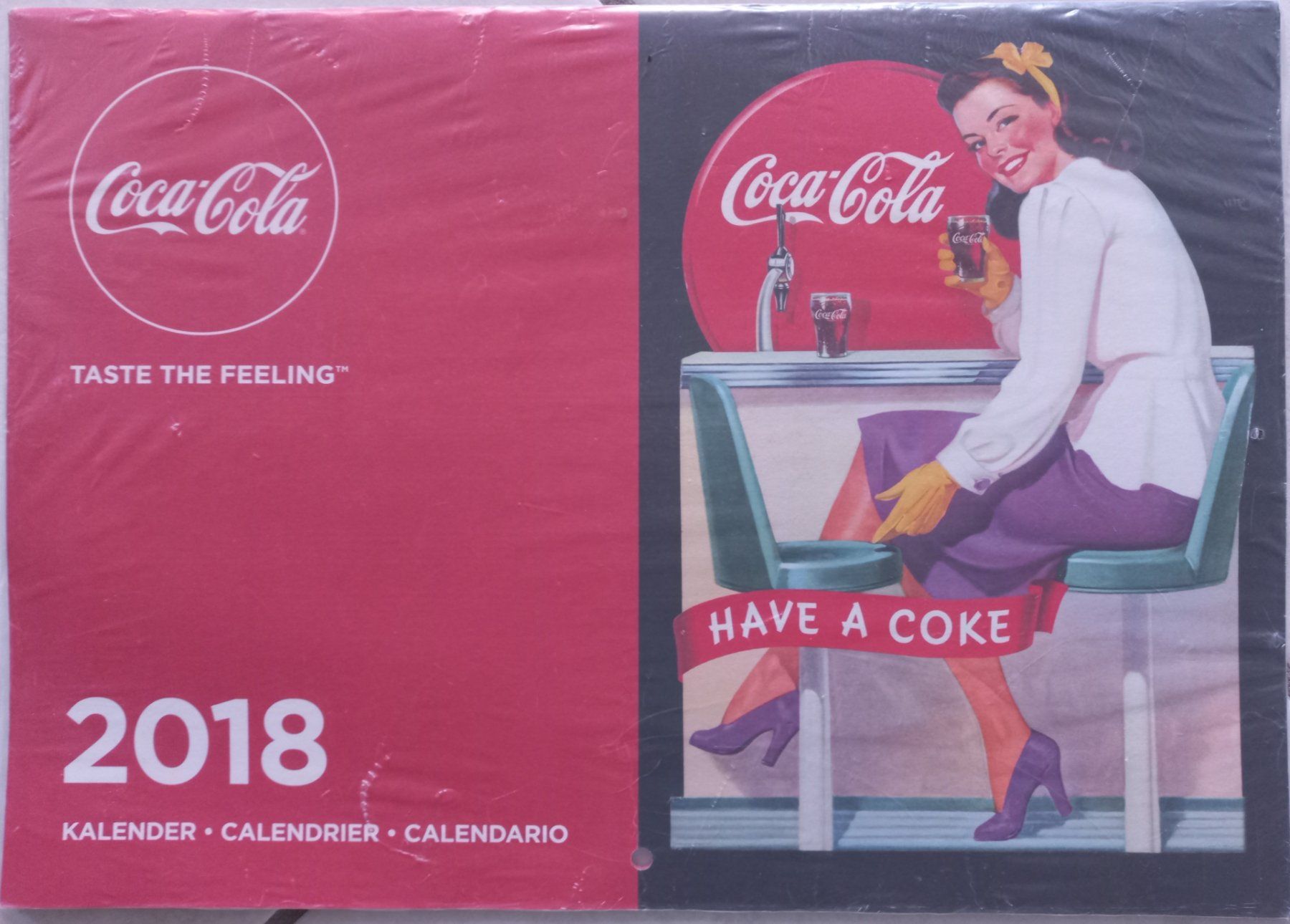 Coca-Cola Kalender: Coca Cola Kalender 2018 – Neu und originalverpackt aus Cham von panamera02
