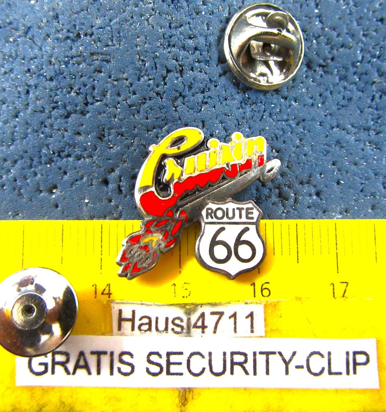 Harley-Davidson Plaketten & Abzeichen: HD PIN ROUTE 66 CRUISIN ENAMEL KLEIN – Gebraucht aus Ettingen von Hausi4711