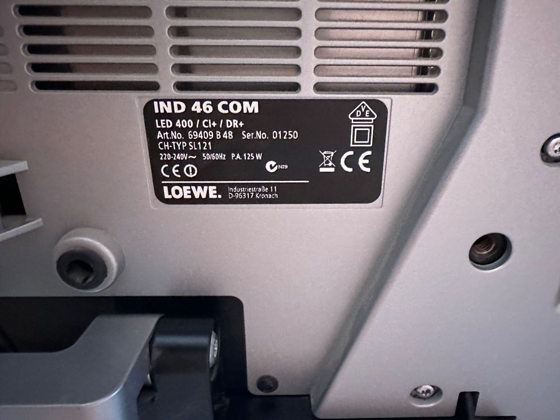 Loewe Fernseher: Loewe Individual 46 , Loewe Subwoofer – Gebraucht aus Schüpfen von schumi75 1