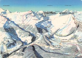 Flims Laax GR // Ski Panorama Skigebiet ca. 1972