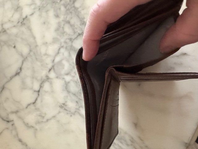 Portemonnaie: Braun Büffel Leder Portemonnaie – Gebraucht aus Wabern von MagdalenaWabern 6