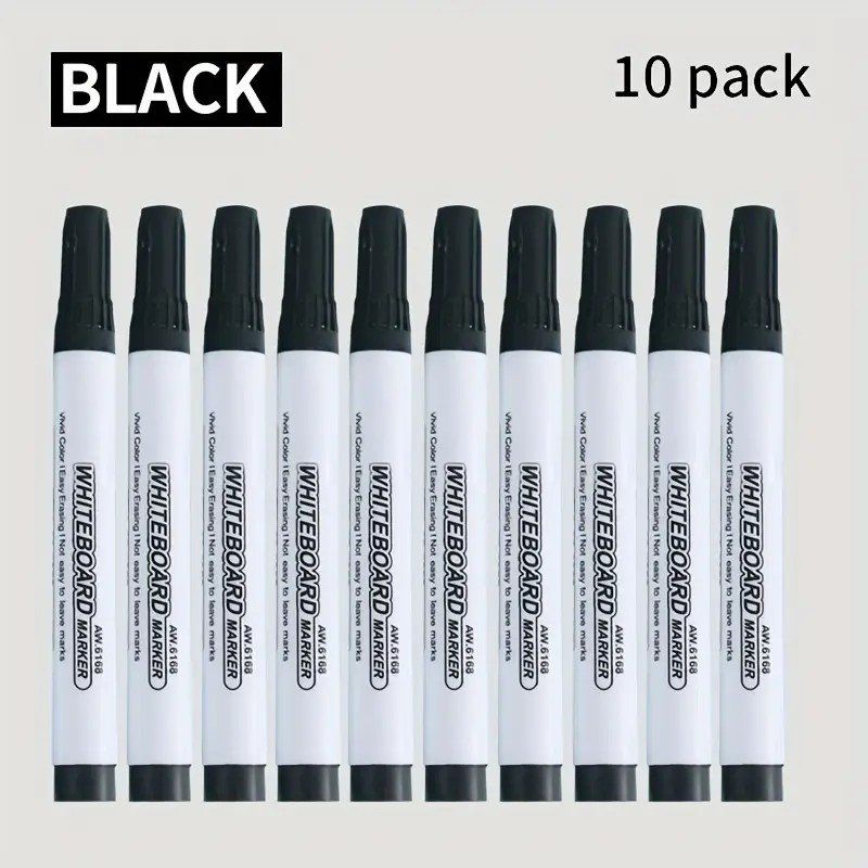 Penna & Evidenziatori: 10 schwarze Whiteboard Marker, neu & ungebraucht – Nuovo e nell'imballaggio originale da Suhr venduto da SchnapperCH