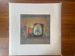 Original Lithografie Henri Bournet Didonet signiert 1991