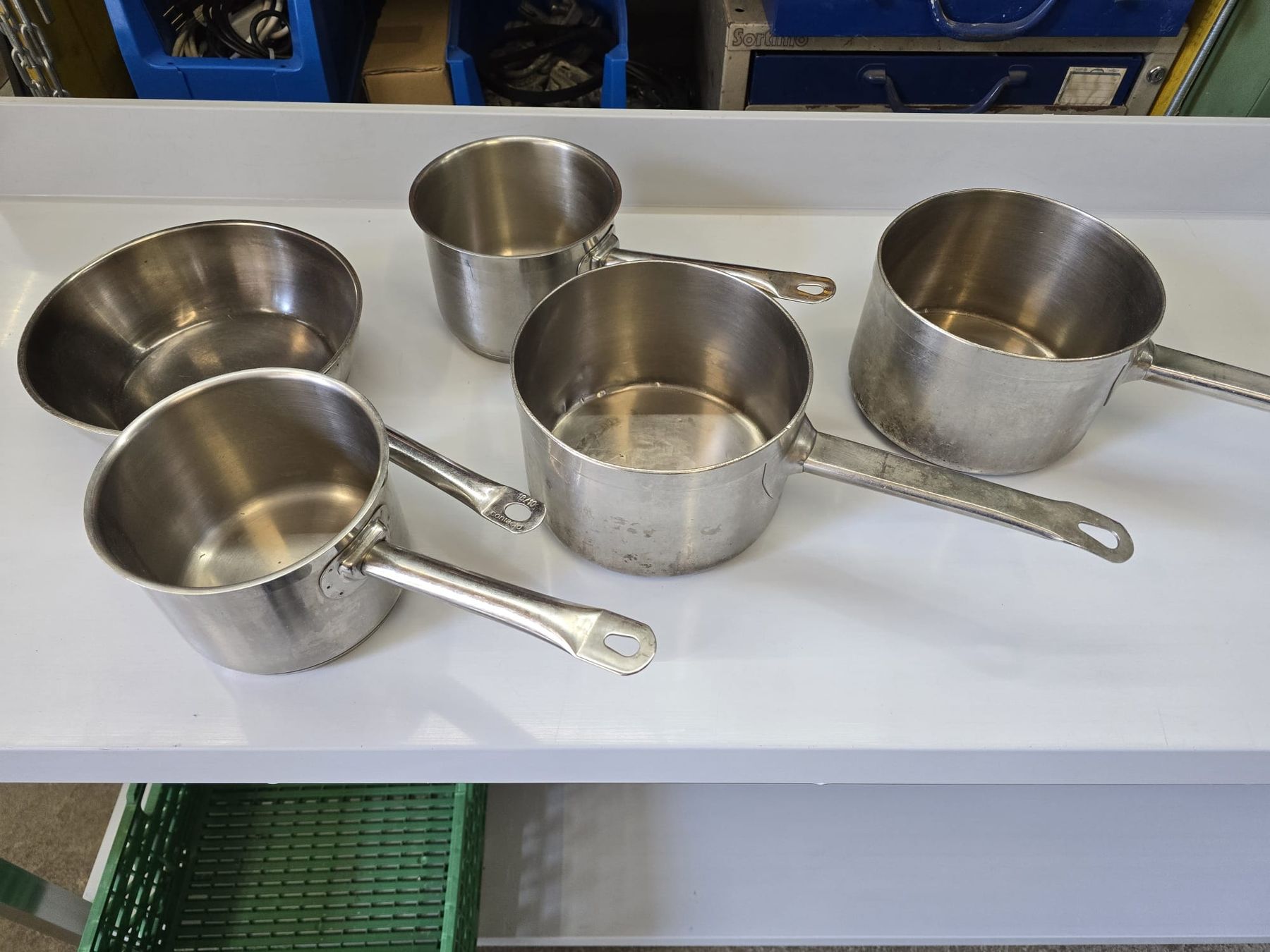 Pentole: Contacto Pfannen Set, 5-teilig #528 – Usato da Wuppenau venduto da Gastro-Wuppenau