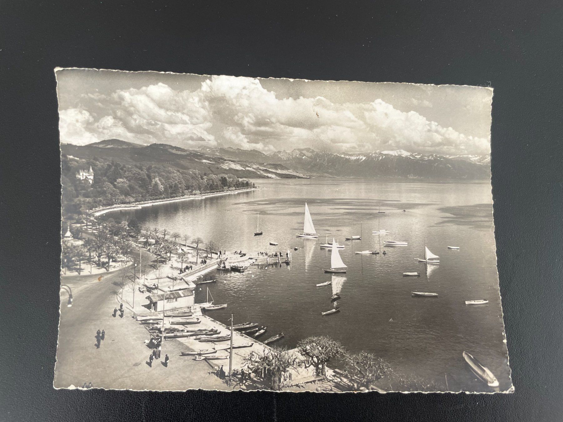 Cartoline postali: AK VD Lausanne-Ouchy, La Rade – Usato da Thal venduto da Danny82