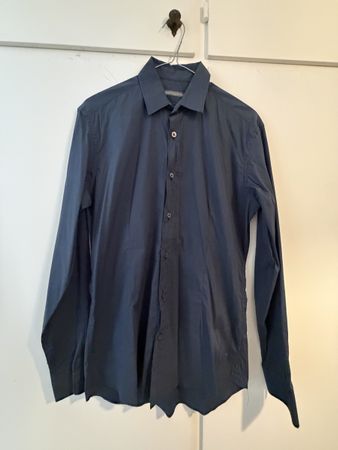 Camicia Uomo Daniele Alessadrin Blu Taglia 39 15 1/2