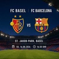 2 Tickets FC Basel – FC Barcelona | Sektor B