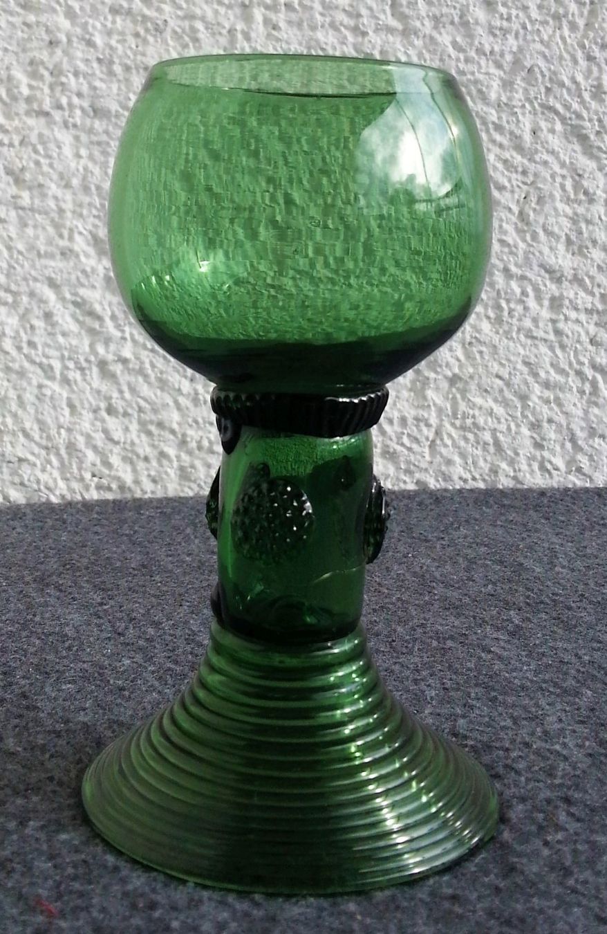 Gläser: Weinglas antik, Höhe 12.5 cm, um 1850-1880 – Gebraucht aus Oberriet SG von Atir47