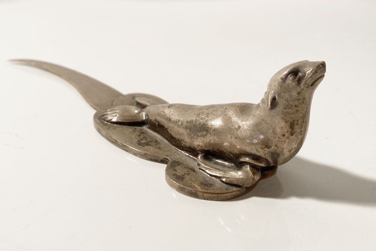 Sonstiger Bürobedarf: Baltensperger 925 Silber Brieföffner Seehund Robbe Schweiz – Gebraucht aus Ballwil von ClassicGallery 4