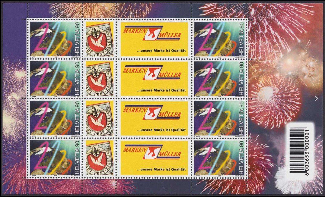 Tutti i francobolli: 2000 Nr. OS80B Millennium-Bogen postfrisch MARKEN MÜLLER – Usato da Dagmersellen venduto da wyss1982