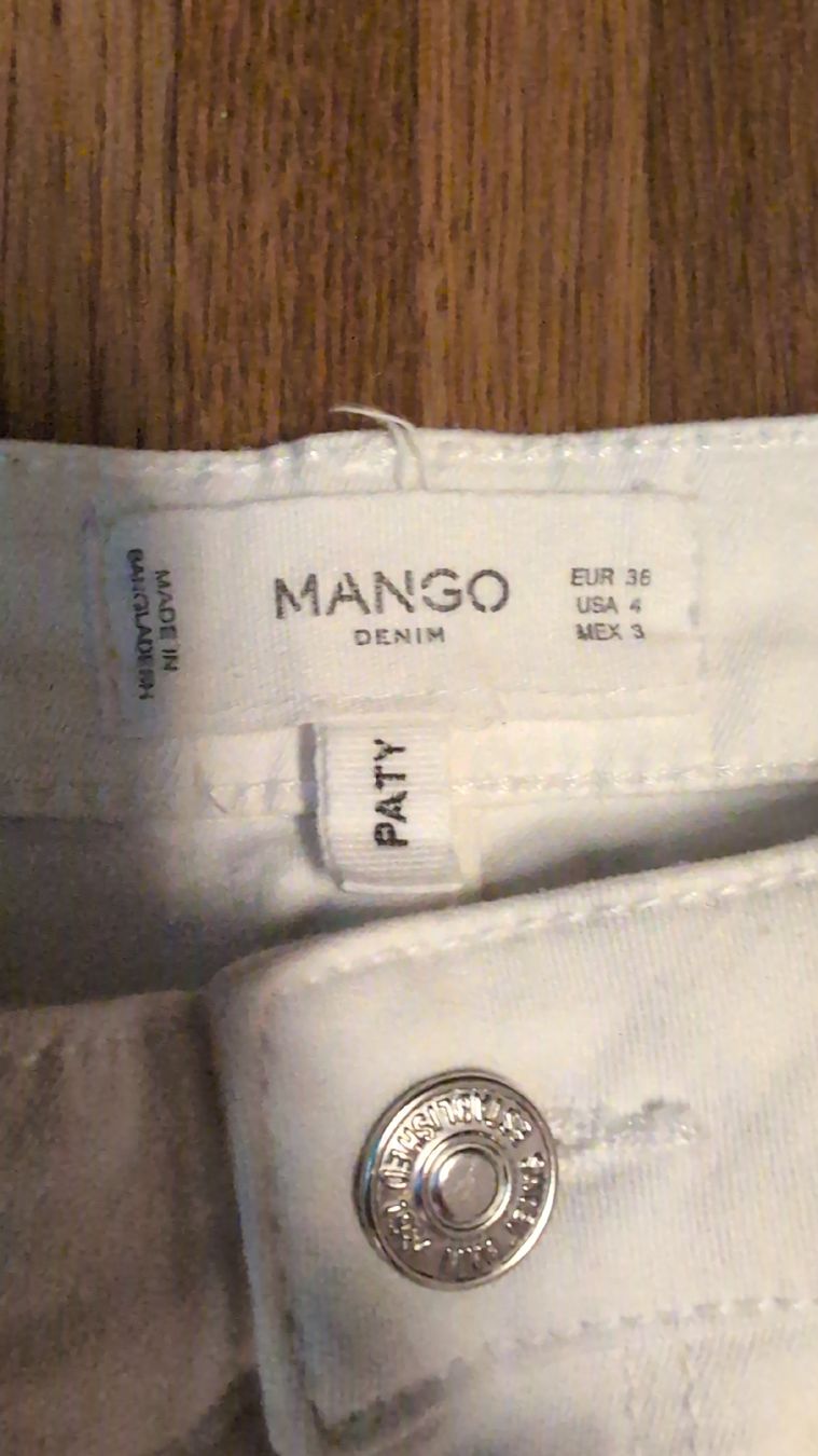 Mango Jeans: Mango Jeans, Weiss, Grösse 36 – Usato da Bern venduto da Orwahn 1