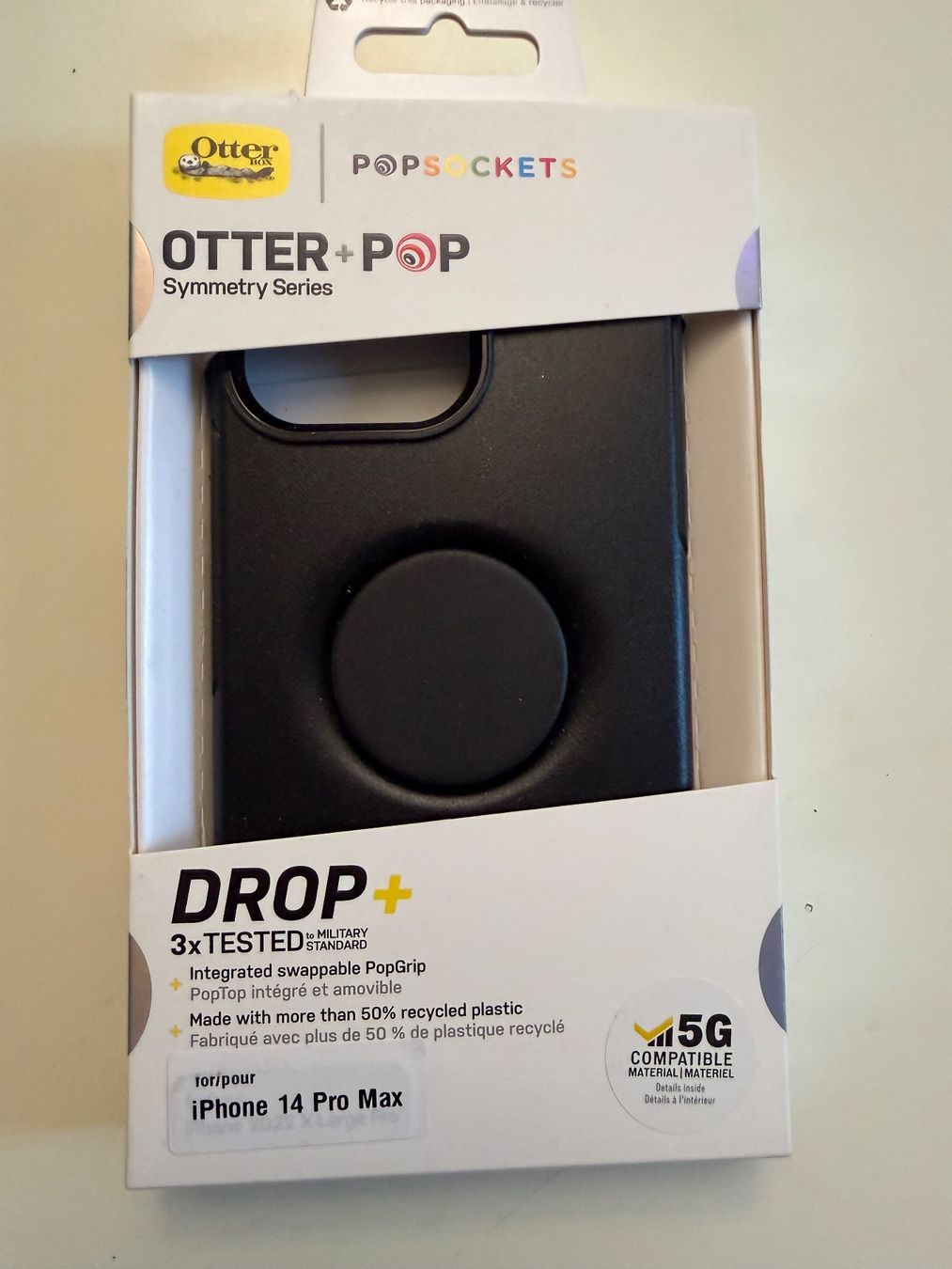 Cover & Protezioni schermo: Händy Hülle iPhone 14 Pro Max OTTER+POP mit dem PopGrip – Nuovo e nell'imballaggio originale da Münsingen venduto da Ganjam