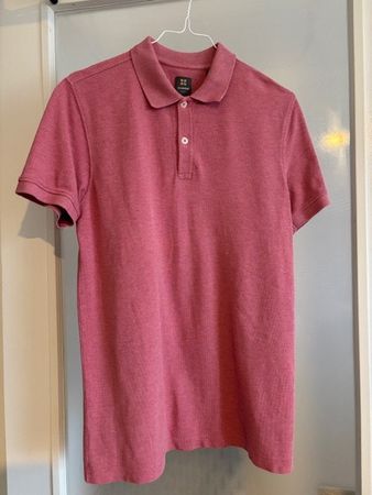 Polo homme Manor, taille S, rose saumon, parfait été!