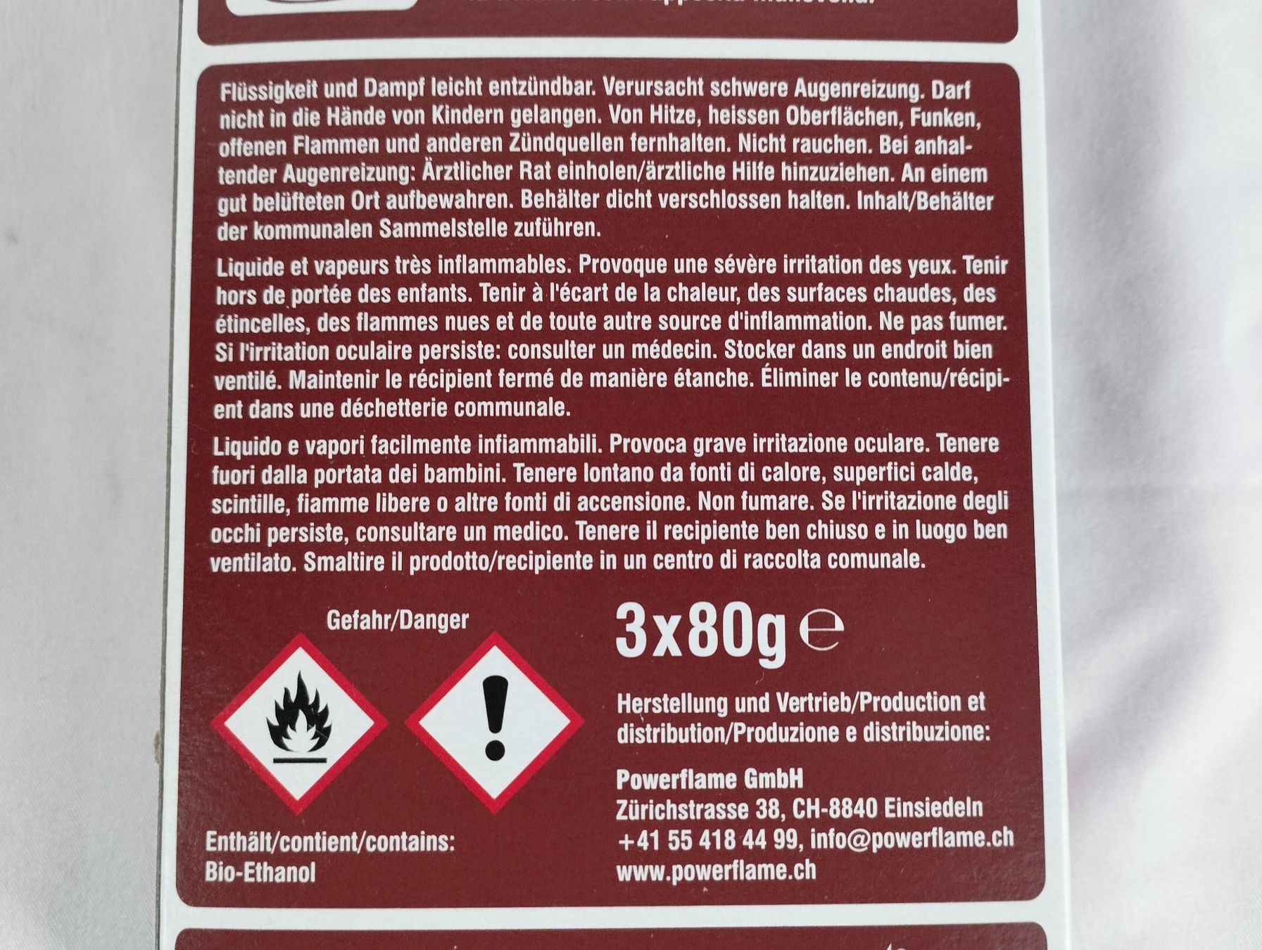 Komplettküchen: POWERFLAME Brennpaste 12 x 80g – Neu und originalverpackt aus Schübelbach von Restwert_Schubelbach 4