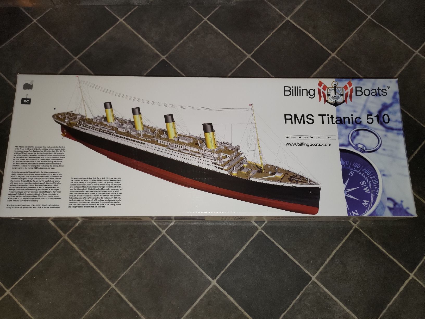 Kit di modellismo & Modellini statici: RMS Titanic – Nuovo e nell'imballaggio originale da Walterswil BE venduto da AuktionatorDavid