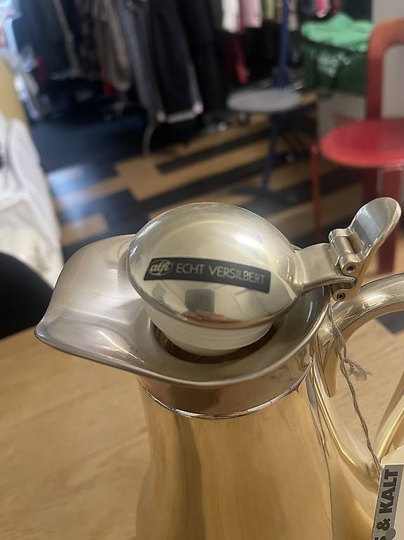 Caraffe: Alfi Studio Saphir Thermoskanne versilbert – Usato da Schlieren venduto da Maximusss76 2