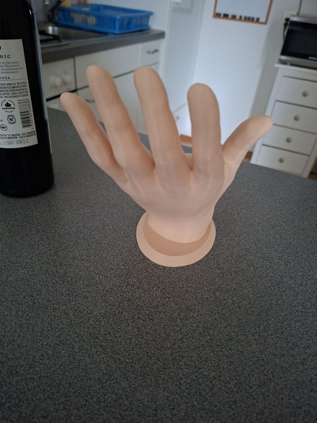 Weingestelle & -ständer: Flaschenhalter- Stand -Handform – Neu (gemäss Beschreibung) aus Luzern von Road02 1