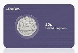 UK - 50 Pence - Dimorphodon 2021 UNC Coin Card