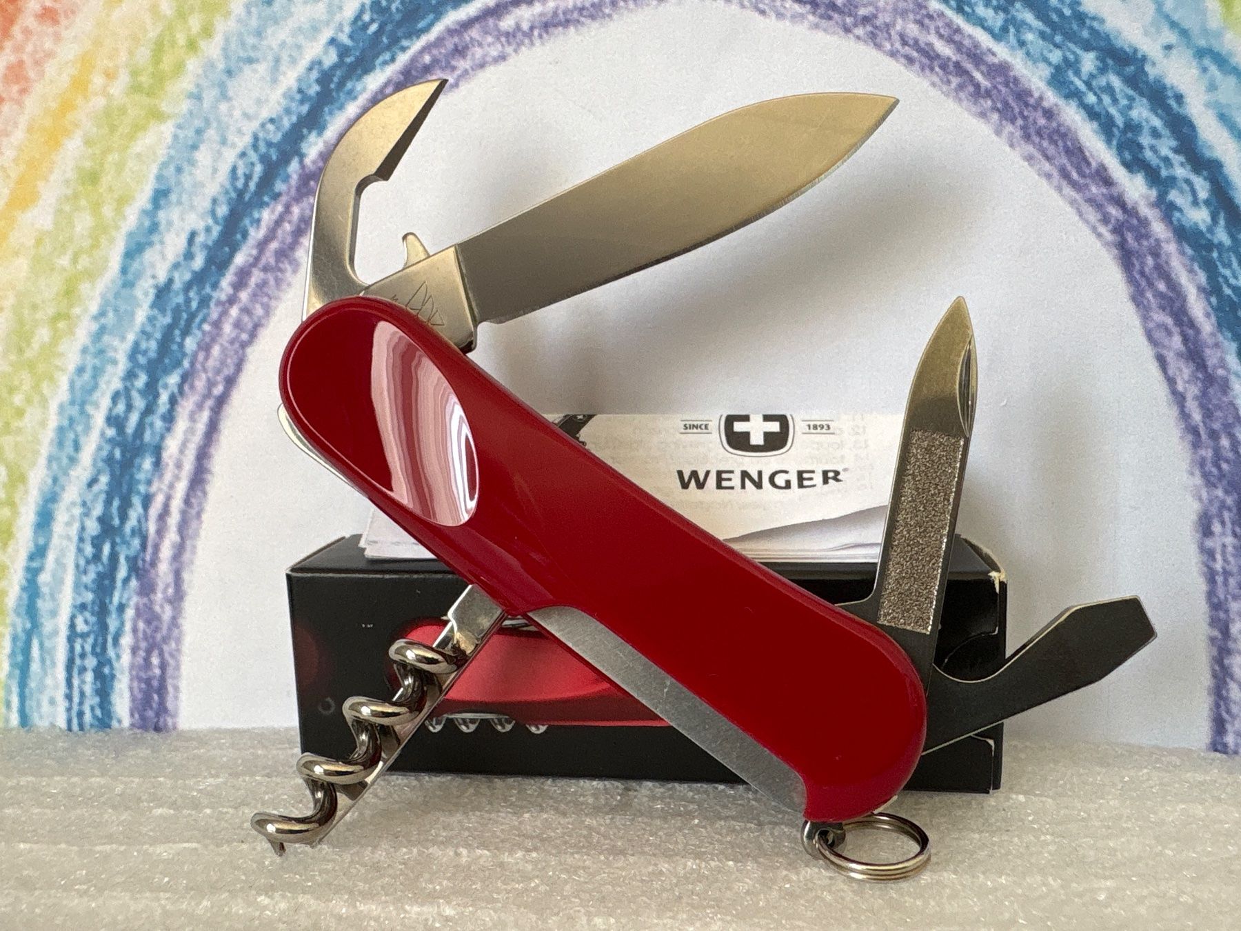 Wenger Coltelli tascabile: WENGER - Evolution 10 - Sackmesser - Nr. 1 10 09 300 – Nuovo (secondo la descrizione) da Andwil SG venduto da Rainboli 1