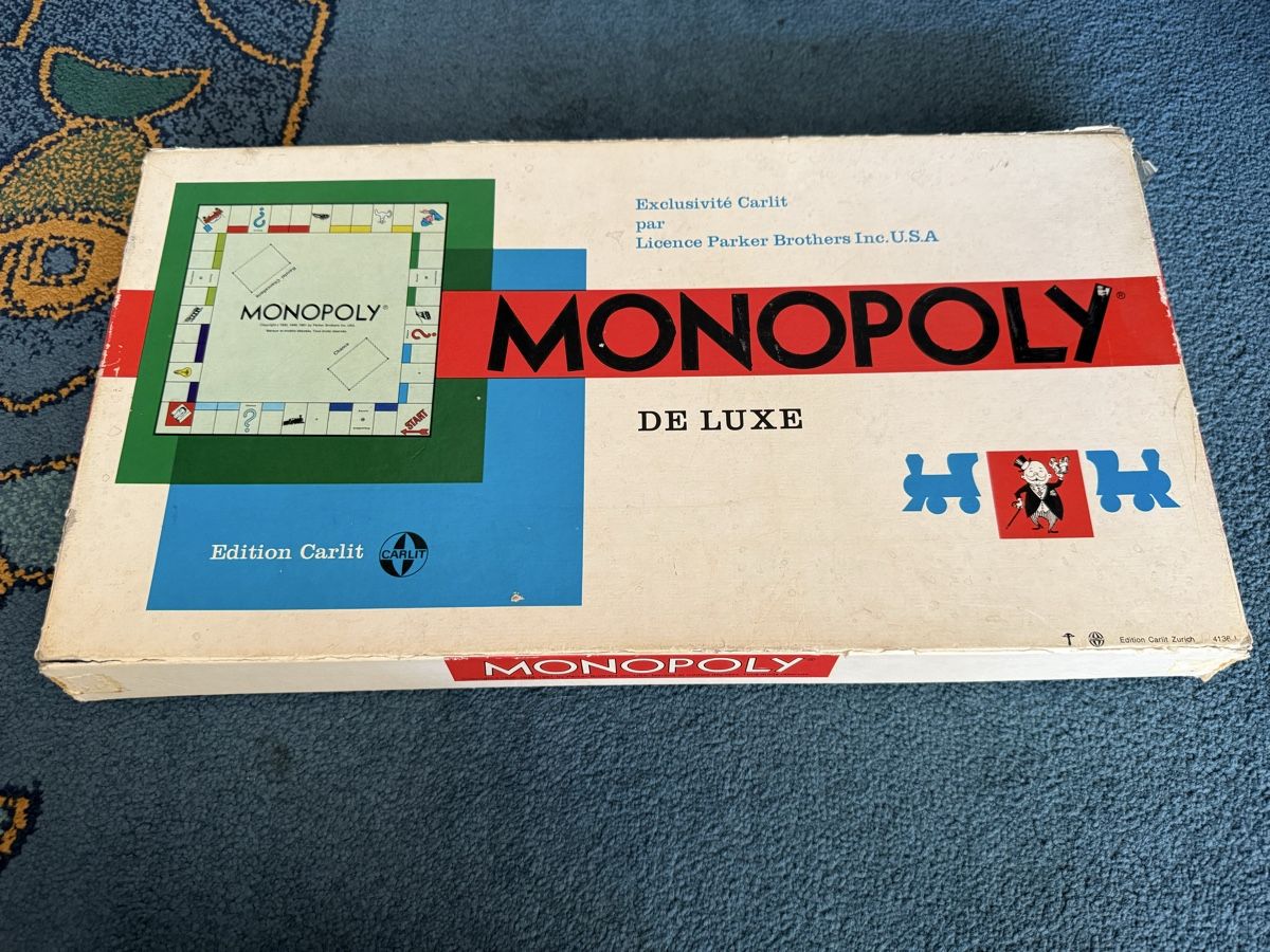 Carlit Giochi: Monopoly de Luxe Edition Carlit Brettspiel  – Usato da Leissigen venduto da tahari