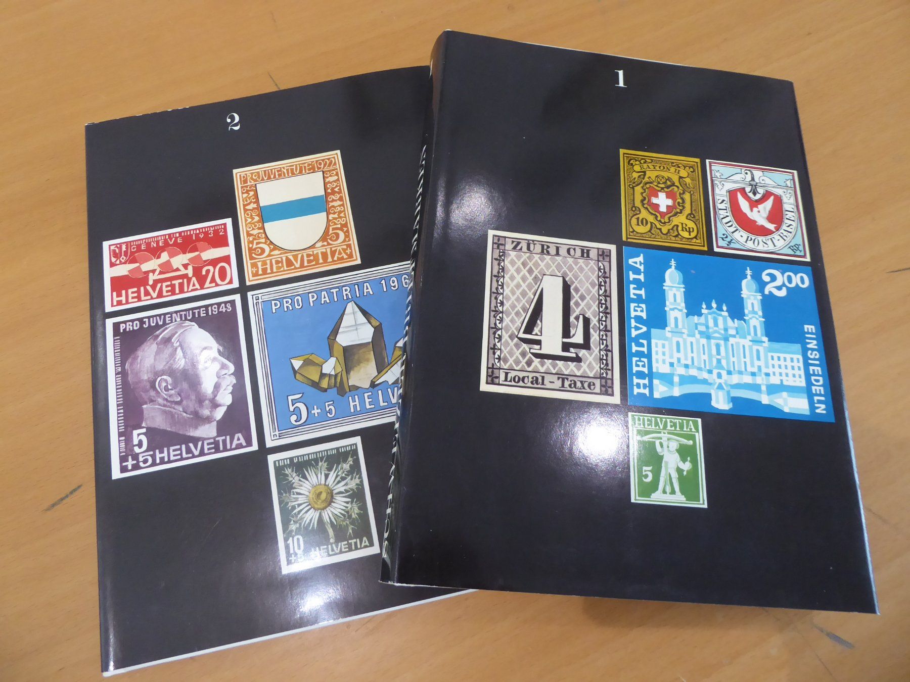 Alle Briefmarken: Schweizer Briefmarken Band 1+2 – Gebraucht aus Rothrist von swisstools