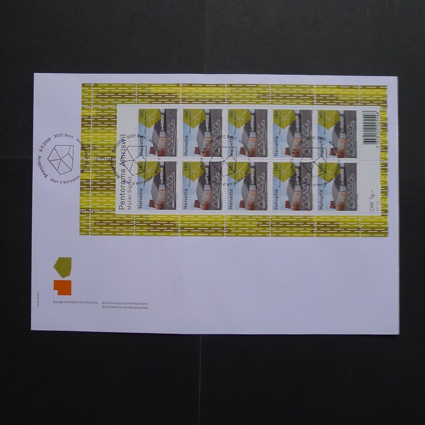 Tutti i francobolli: 2009 Nr. 1314 + 1315 Kleinbogen FDC – Usato da Dagmersellen venduto da wyss1982 2