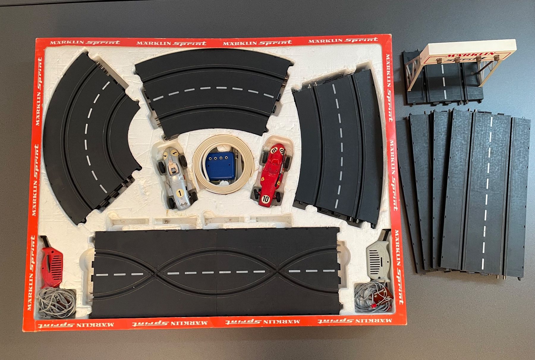 Märklin Circuits: Autorennbahn - Märklin Sprint Set 1409 – D'occasion à Baar par Francis88 2