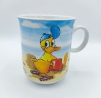 Süsser Strand-Becher von der Ente Duffy eine echte Rarität