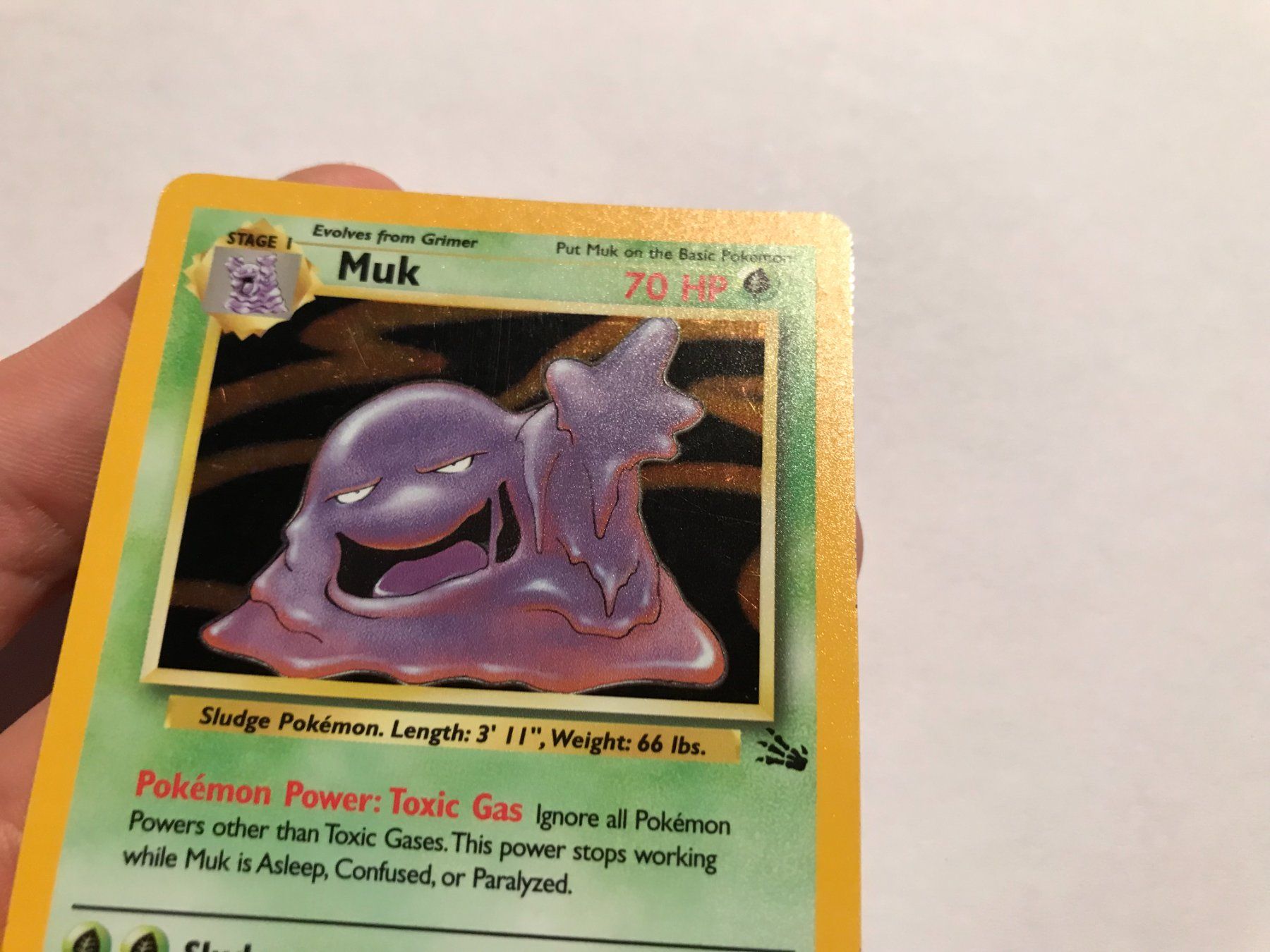 Pokémon Sammelbilder & Trading cards: Muk holo Fossil EN – Gebraucht aus Hagendorn von Pokecollectorch 2