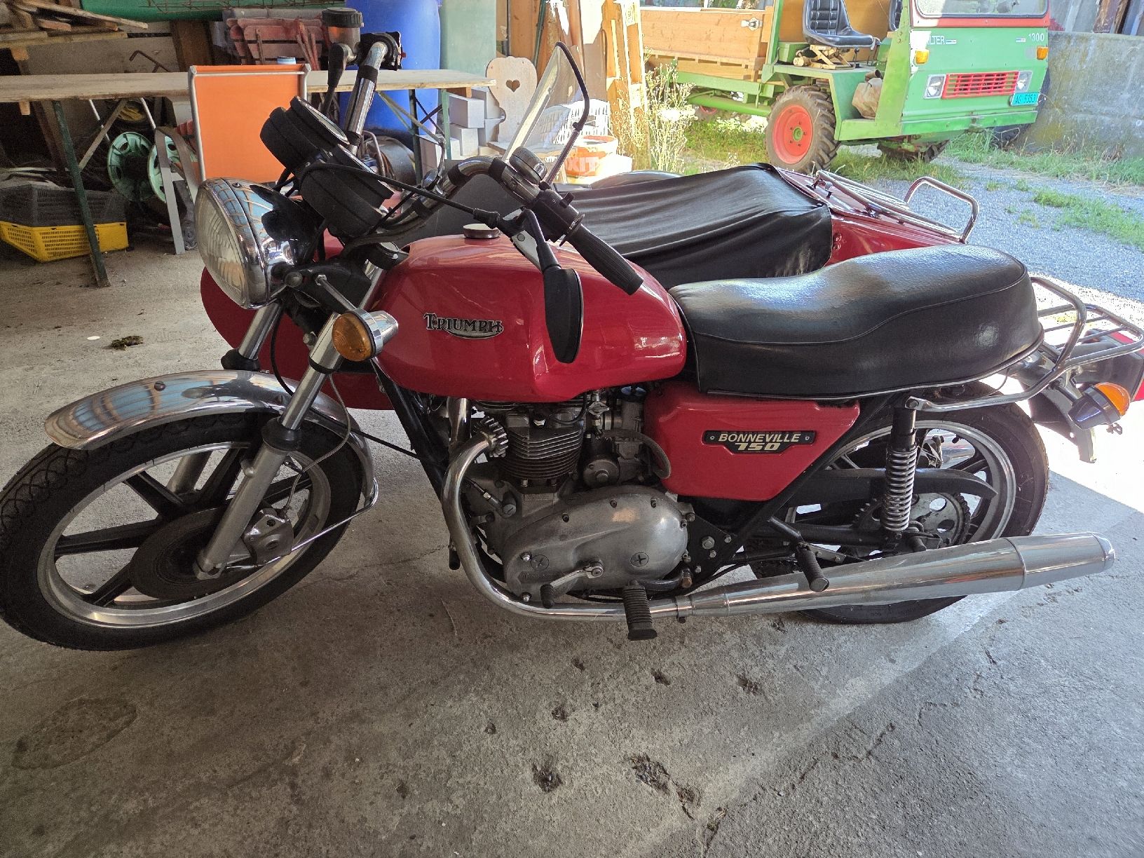 Triumph Strada: Triumph Bonneville 750 – Usato da Dietwil venduto da mb54