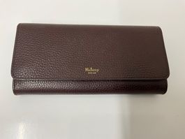 Original Mulberry Leder Portemonnaie / Portefeuille, burguny
