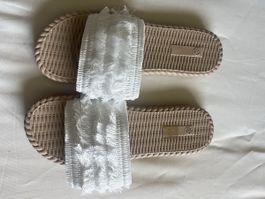 Sandalen Damen weiss Gr. 38 neu