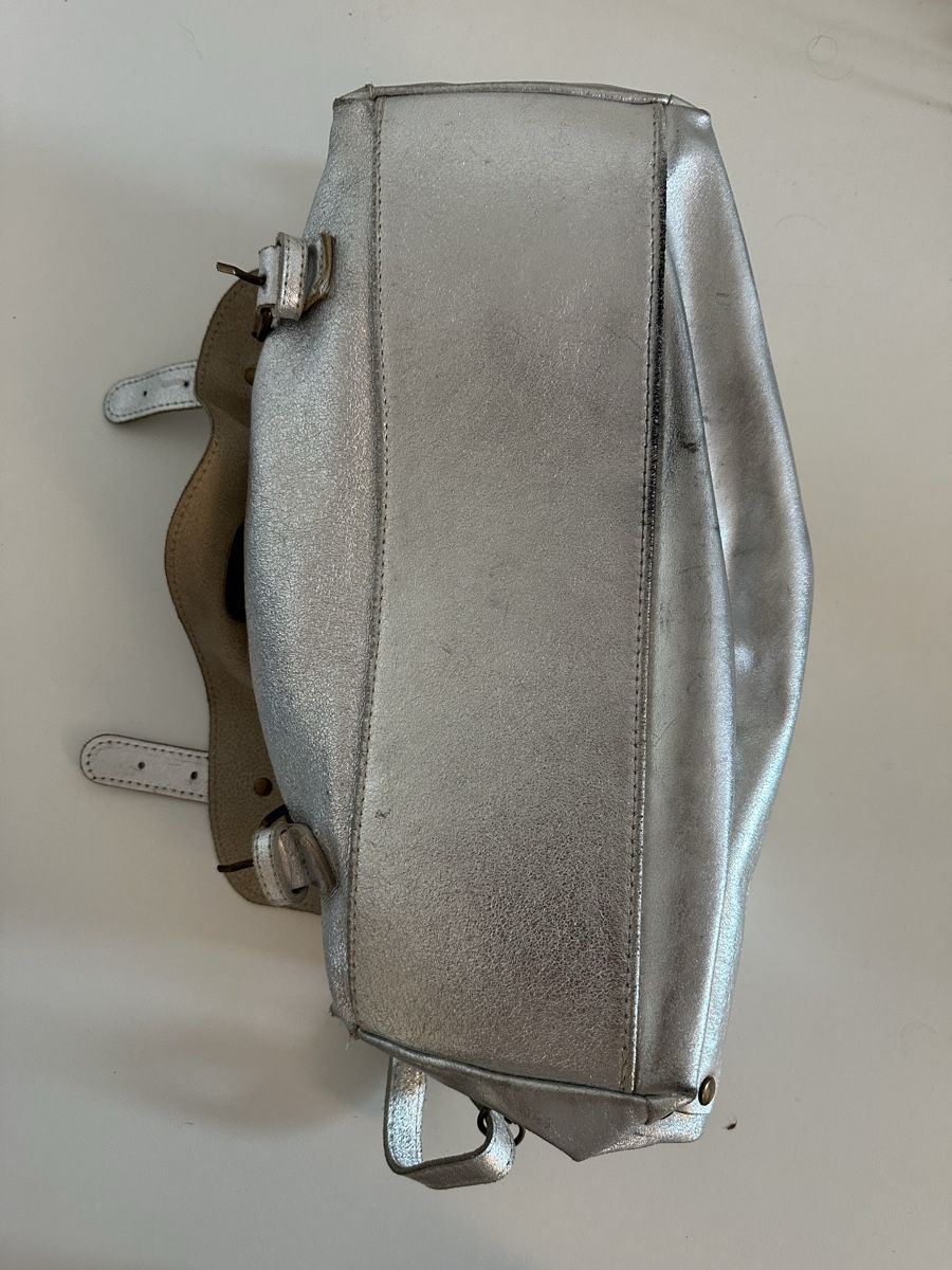 Borse da donna: Tasche Leder Silber Made in Italy  – Usato da Uhwiesen venduto da lea_w8k5 6