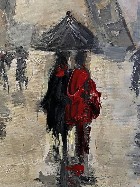Tableaux: Handgemaltes Bild Eifelturm – D'occasion à Zürich par Nnnn161 1
