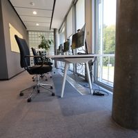 Vitra Joyn Bench Arbeitstisch 6 Plätze, Weiss, 480 × 100 cm