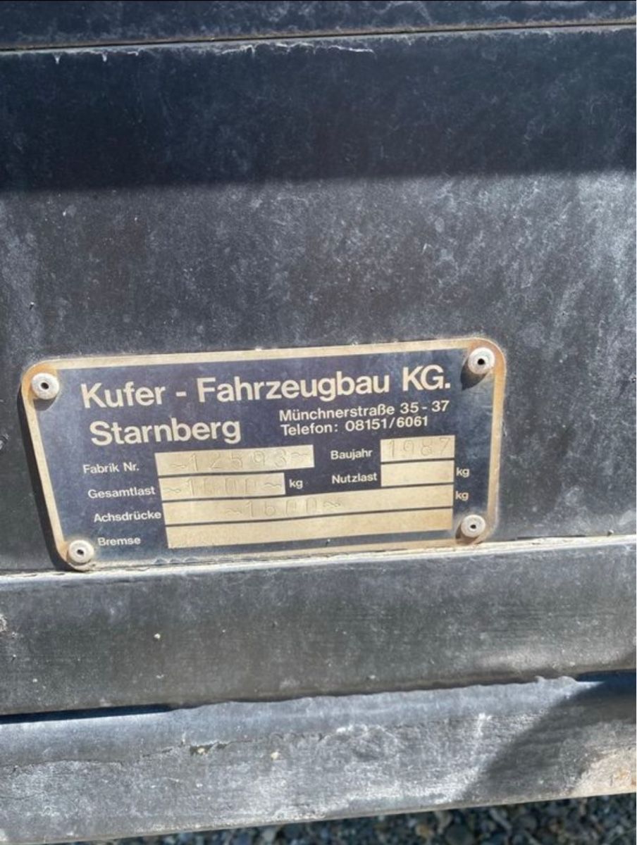 Anhänger: Anhänger Mit MFK – Gebraucht aus Würenlingen von Ersin48 4