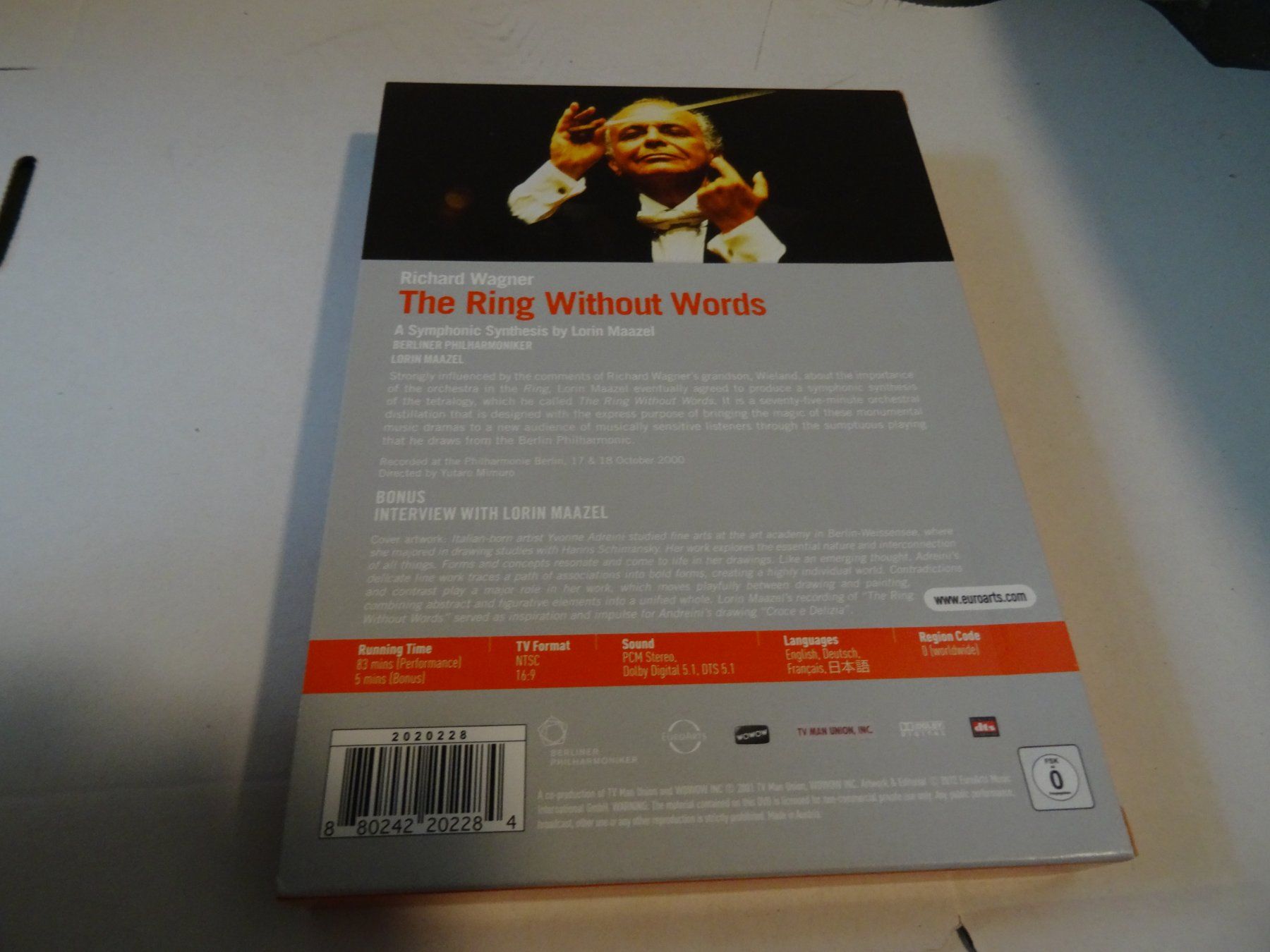Alle DVDs: DVD Wagner The Ring Without Words Maazel – Gebraucht aus Olten von Disc-Ausverkauf 1