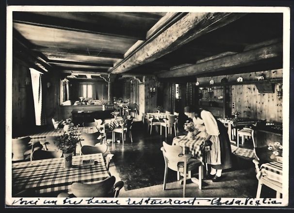 Cartoline postali: AK St. Moritz, Chesa Veglia, 1938 – Usato da Berlin venduto da bartko-reher