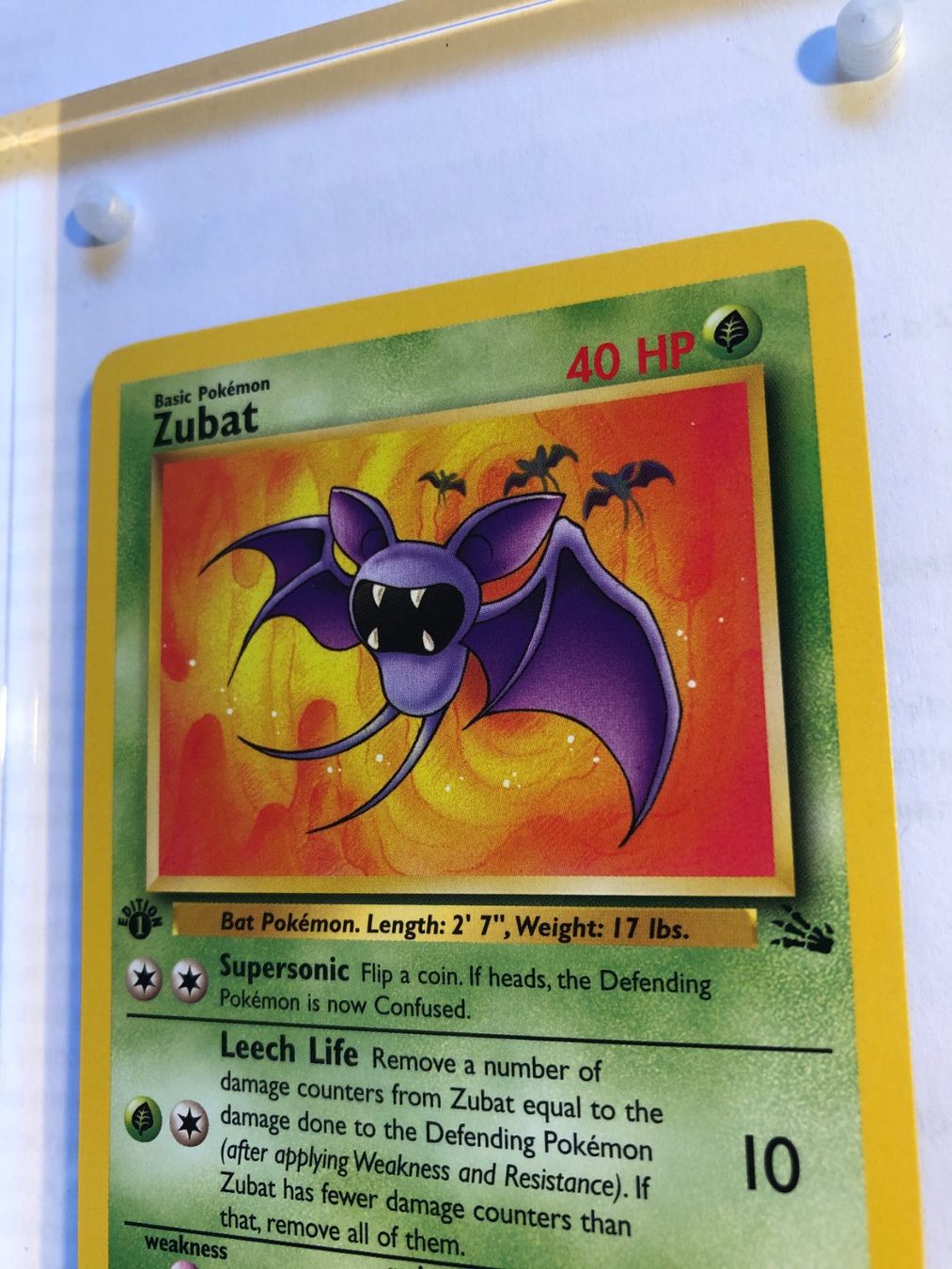 Carte collezionabili: Zubat 1st Fossil - MINT - ab 1.- – Usato da Giubiasco venduto da dan_pr8b 3