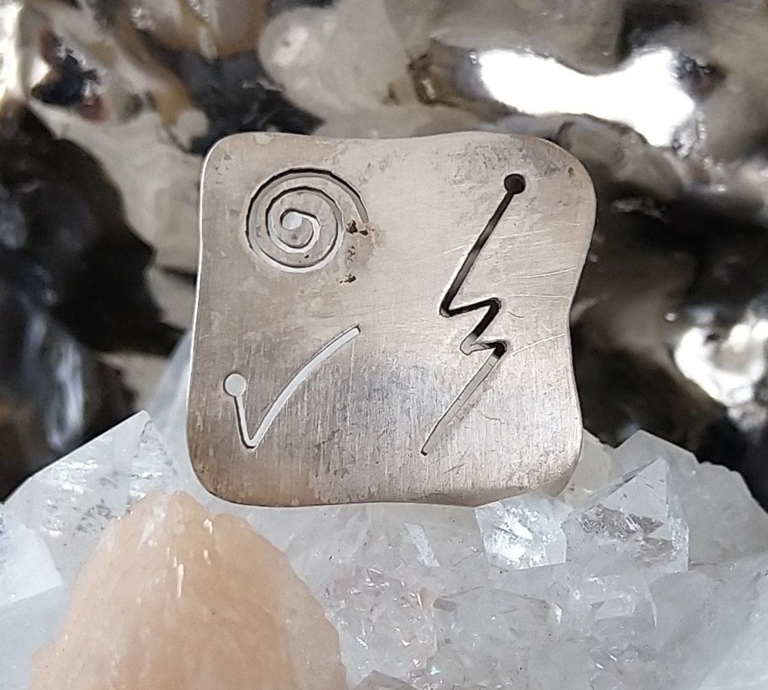 Orecchini pendenti & Orecchini a lobo: QUADRATISCHE OHRRINGE IN 925 SILBER – Usato da Romanshorn venduto da BoutiqueA 1