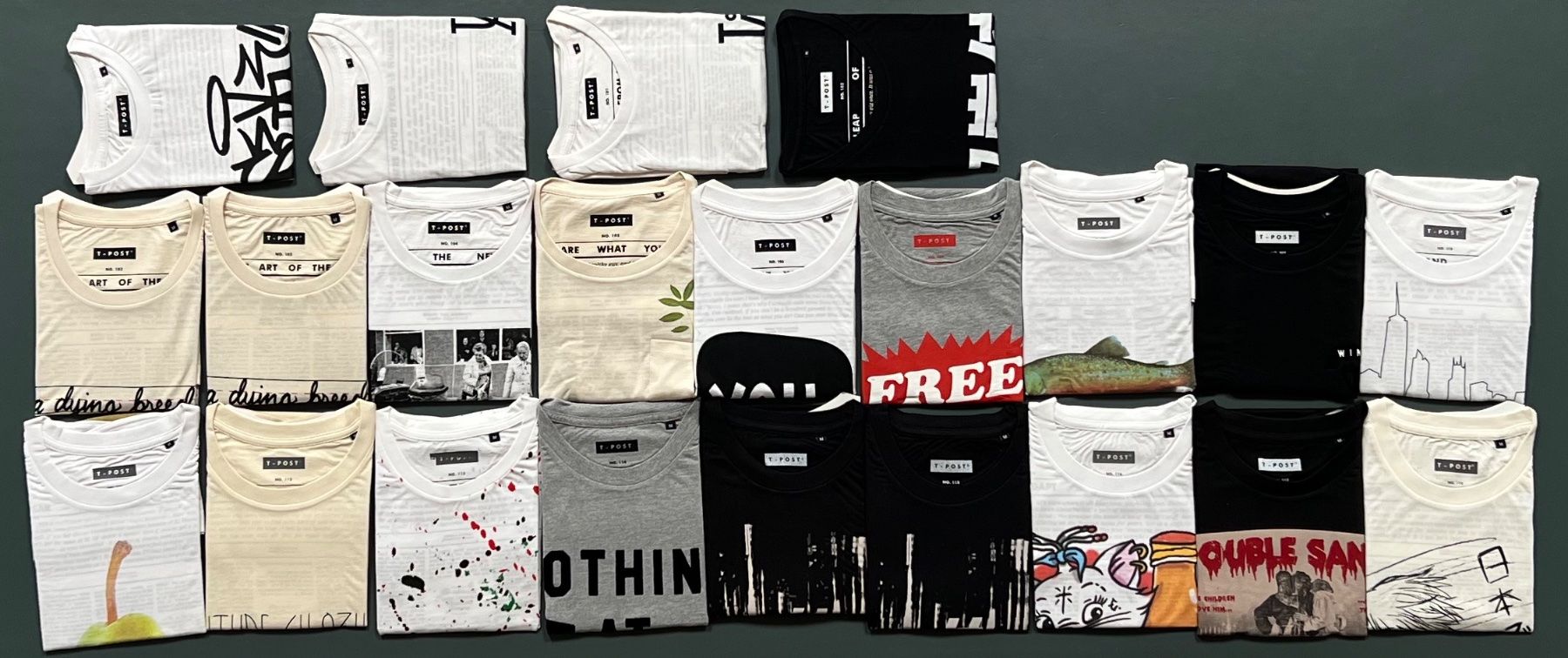 T-shirt: T-post.com Special T-Shirts mit Background - Grösse M – Nuovo e nell'imballaggio originale da Münsingen venduto da Omasaki 3