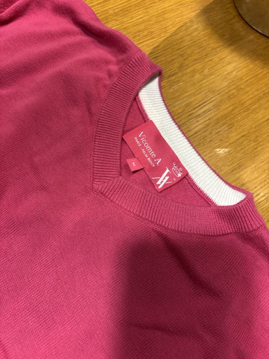 T-Shirts: Pull rose manches longues Vicomte A., taille M, comme neuf – Gebraucht aus Genève von bha_jcf5 2