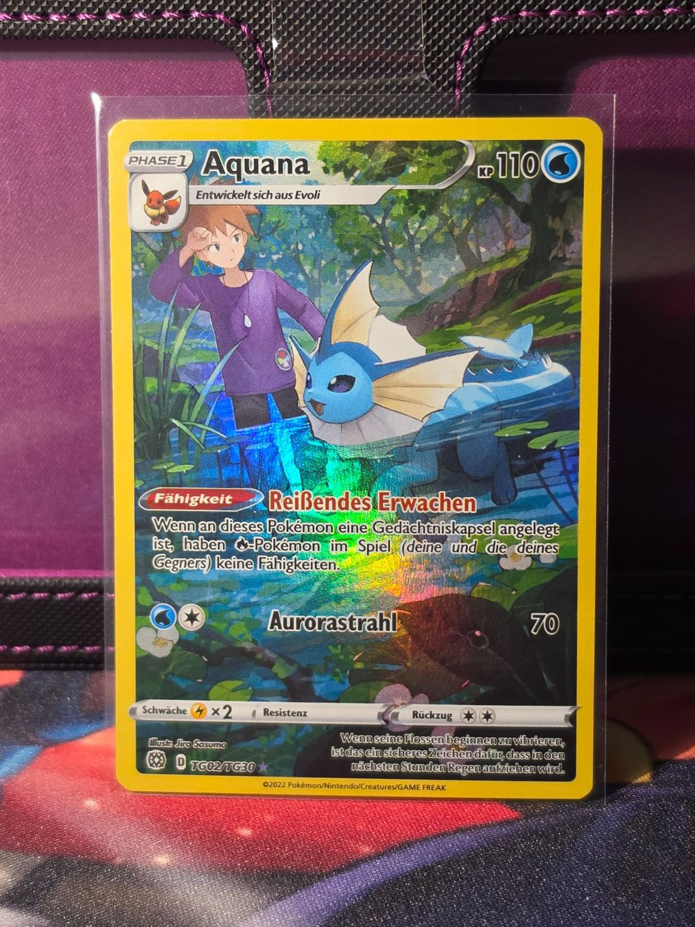 Pokémon Sammelbilder & Trading cards: Aquana TG02 – Gebraucht aus Binningen von oscark77
