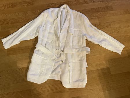 Blazer Jacke von Blacky Dress aus 100 Leinen / Gr. 38EU