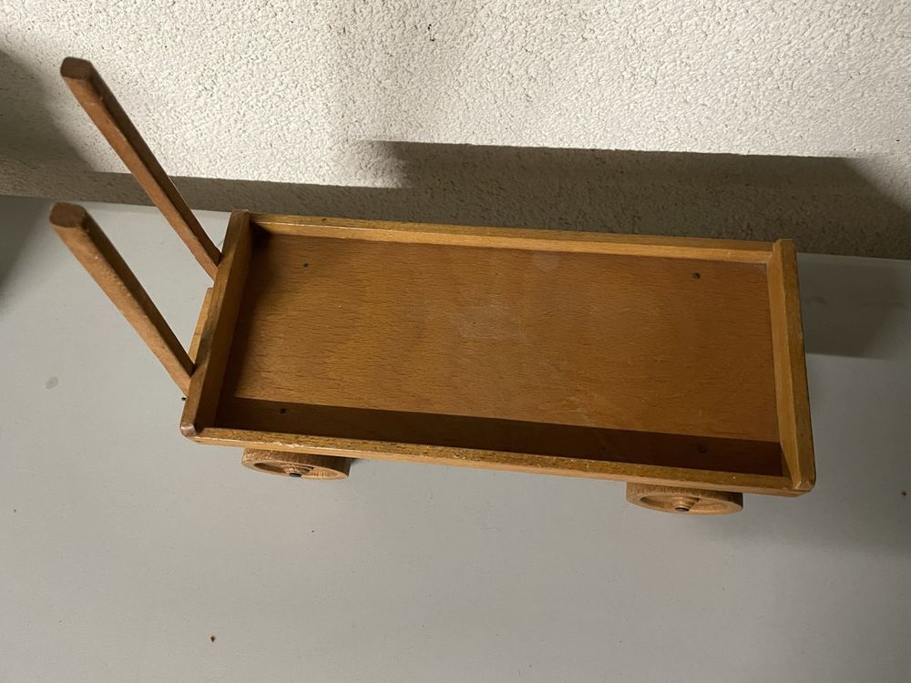 Jouets: Antikes Spielzeug Pferde - Wagen / Heu - Wagen Holz – D'occasion à siebnen par minte 2