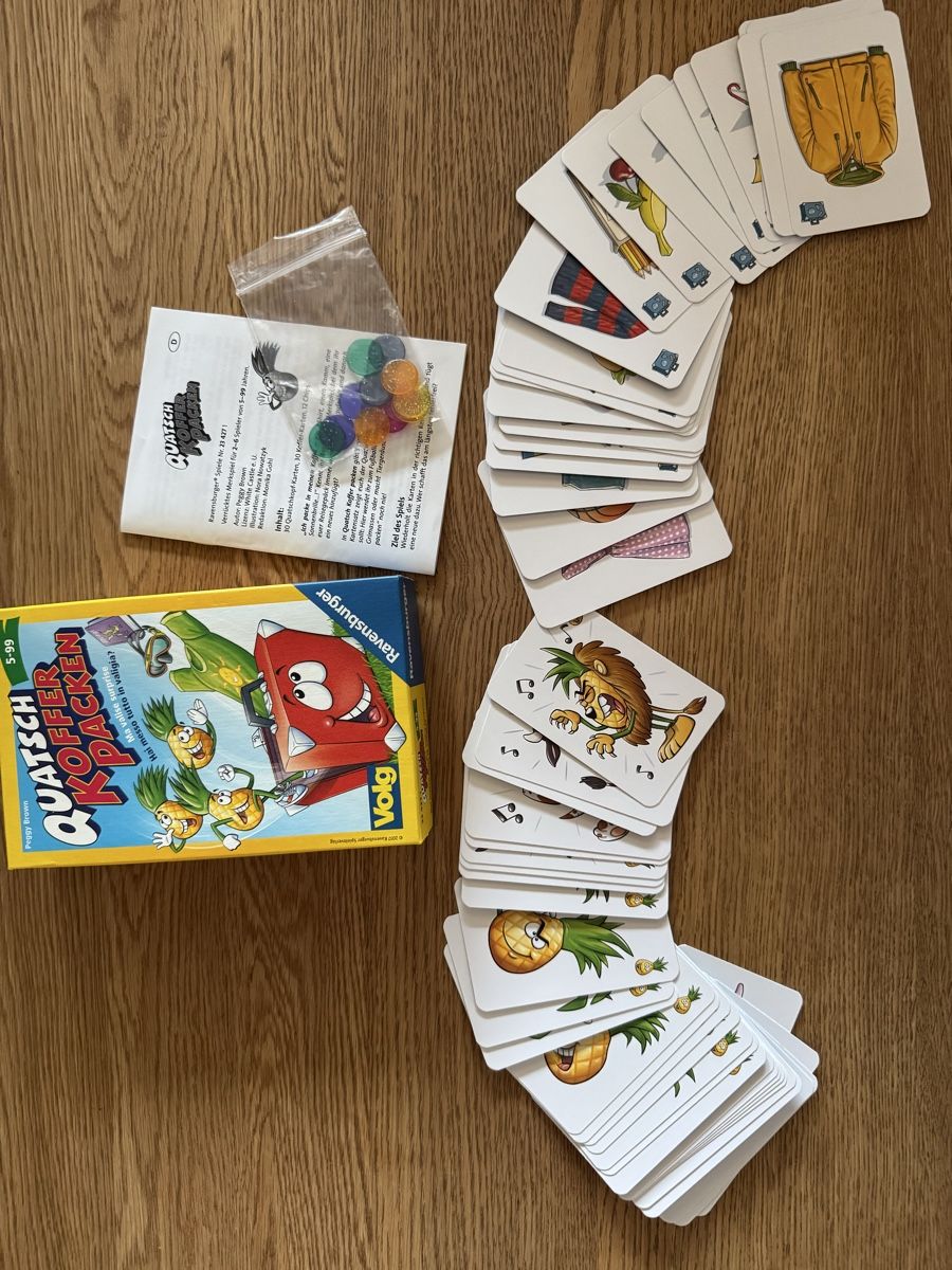 Giochi: Quatsch Kopf /Koffer packen Spiel – Usato da Ermatingen venduto da Pinggu02