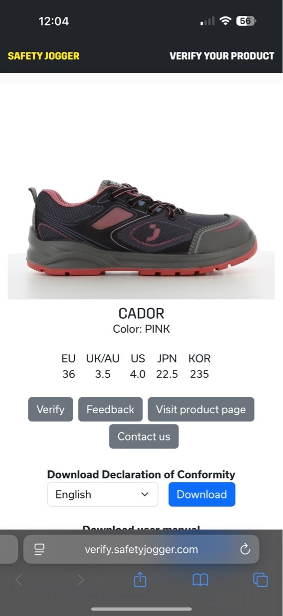 Scarpe da donna: Chaussures sécurités – Usato da Monthey venduto da sen_6ckr